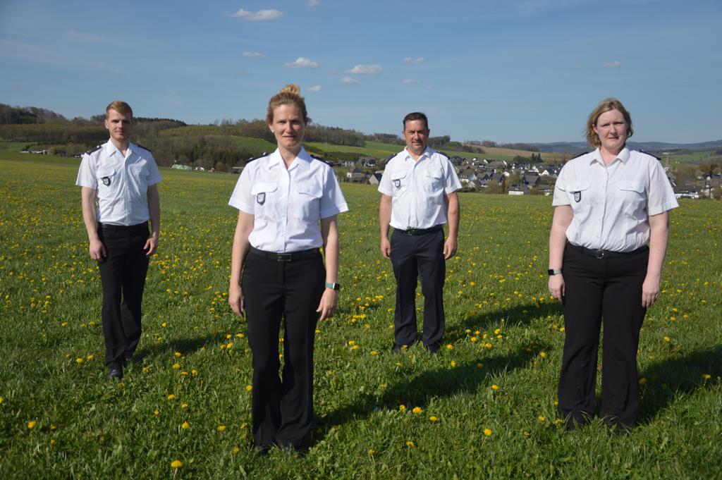 Der Vorstand: Tobias Ackerschott, Vanessa Hoffmann, Stefan Schneider, Anne Nebeling